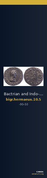 Bactrian and Indo-Greek Coinage Hermaeus 10.5 — CANOA