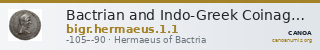 Bactrian and Indo-Greek Coinage Hermaeus 1.1 — CANOA