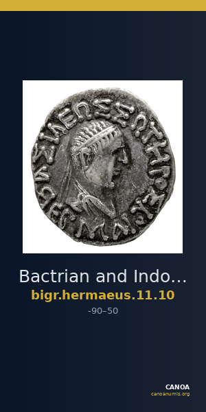 Bactrian and Indo-Greek Coinage Hermaeus 11.10 — CANOA