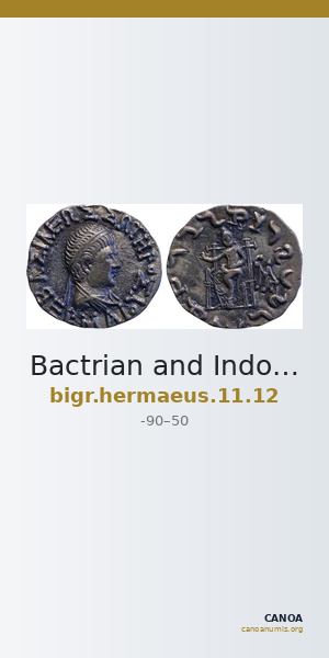Bactrian and Indo-Greek Coinage Hermaeus 11.12 — CANOA