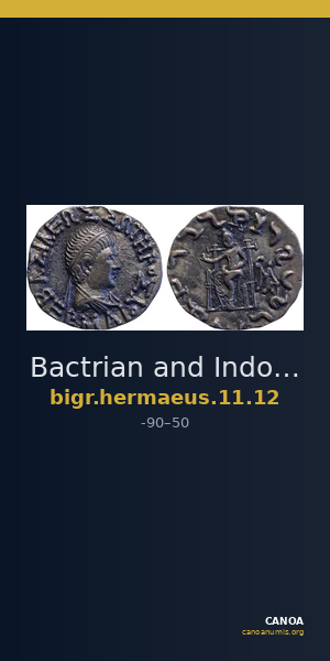 Bactrian and Indo-Greek Coinage Hermaeus 11.12 — CANOA