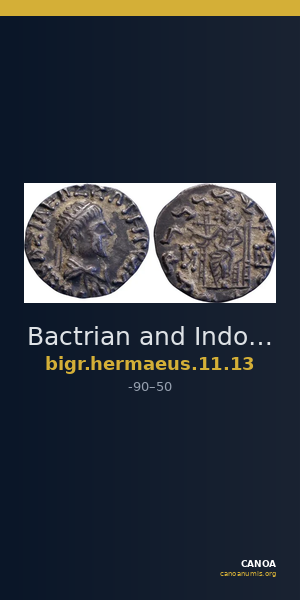Bactrian and Indo-Greek Coinage Hermaeus 11.13 — CANOA
