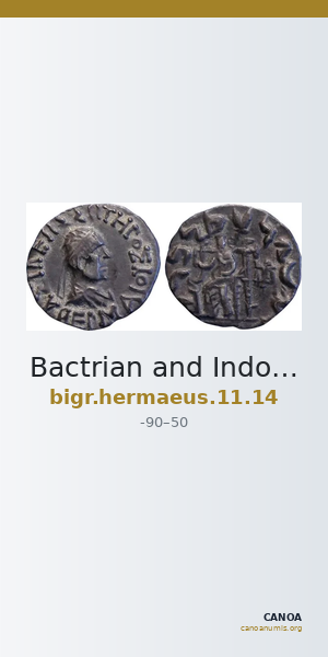 Bactrian and Indo-Greek Coinage Hermaeus 11.14 — CANOA
