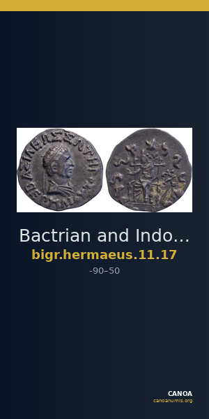 Bactrian and Indo-Greek Coinage Hermaeus 11.17 — CANOA