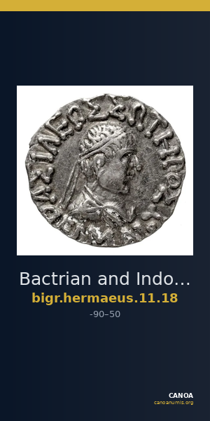 Bactrian and Indo-Greek Coinage Hermaeus 11.18 — CANOA