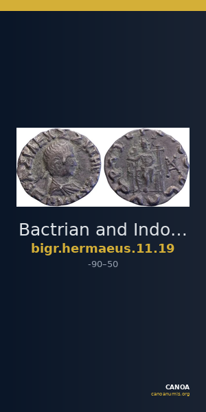 Bactrian and Indo-Greek Coinage Hermaeus 11.19 — CANOA
