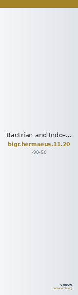 Bactrian and Indo-Greek Coinage Hermaeus 11.20 — CANOA