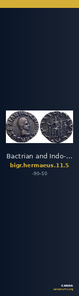Bactrian and Indo-Greek Coinage Hermaeus 11.5 — CANOA