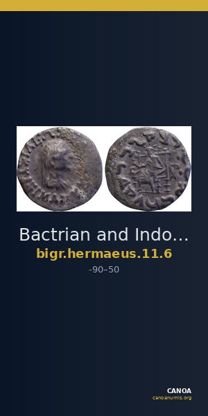 Bactrian and Indo-Greek Coinage Hermaeus 11.6 — CANOA