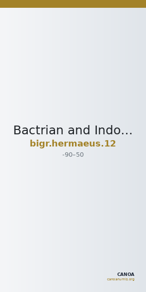 Bactrian and Indo-Greek Coinage Hermaeus 12 — CANOA
