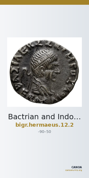 Bactrian and Indo-Greek Coinage Hermaeus 12.2 — CANOA