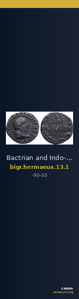 Bactrian and Indo-Greek Coinage Hermaeus 13.1 — CANOA