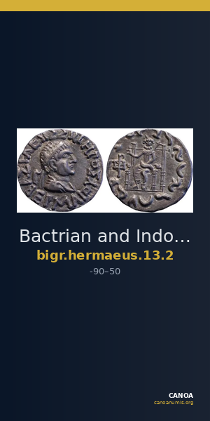 Bactrian and Indo-Greek Coinage Hermaeus 13.2 — CANOA