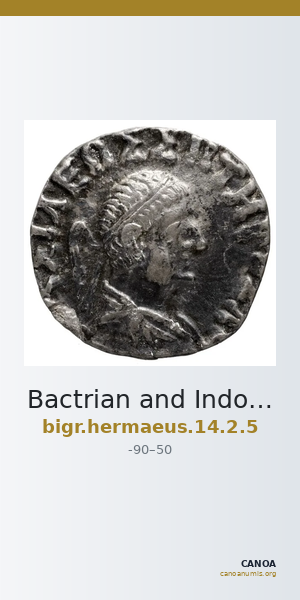 Bactrian and Indo-Greek Coinage Hermaeus 14.2.5 — CANOA