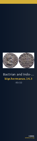 Bactrian and Indo-Greek Coinage Hermaeus 14.3 — CANOA