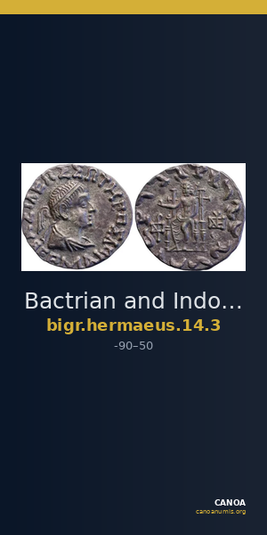 Bactrian and Indo-Greek Coinage Hermaeus 14.3 — CANOA