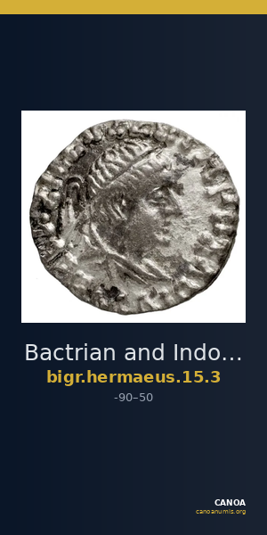 Bactrian and Indo-Greek Coinage Hermaeus 15.3 — CANOA