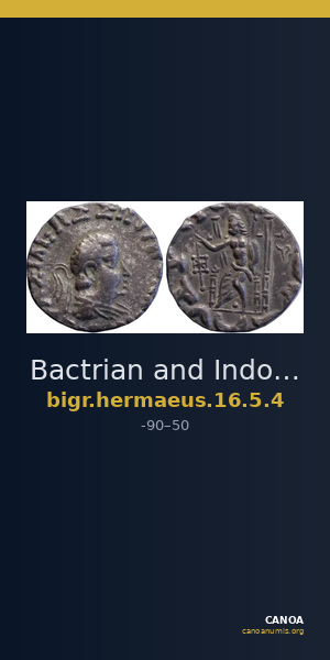 Bactrian and Indo-Greek Coinage Hermaeus 16.5.4 — CANOA