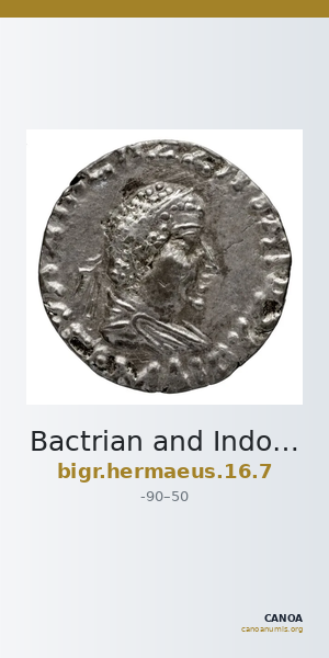 Bactrian and Indo-Greek Coinage Hermaeus 16.7 — CANOA