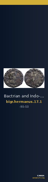 Bactrian and Indo-Greek Coinage Hermaeus 17.1 — CANOA