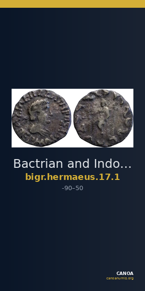 Bactrian and Indo-Greek Coinage Hermaeus 17.1 — CANOA