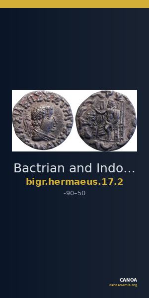 Bactrian and Indo-Greek Coinage Hermaeus 17.2 — CANOA