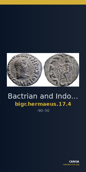 Bactrian and Indo-Greek Coinage Hermaeus 17.4 — CANOA