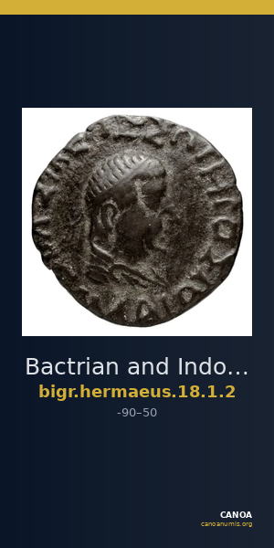 Bactrian and Indo-Greek Coinage Hermaeus 18.1.2 — CANOA