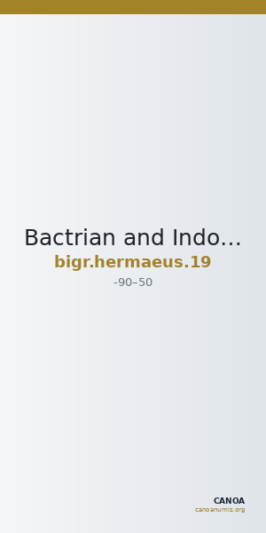 Bactrian and Indo-Greek Coinage Hermaeus 19 — CANOA