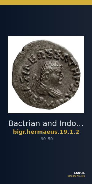 Bactrian and Indo-Greek Coinage Hermaeus 19.1.2 — CANOA