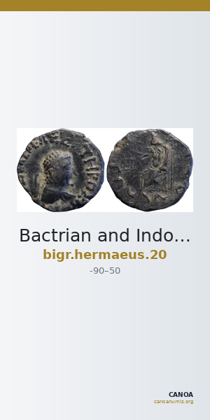 Bactrian and Indo-Greek Coinage Hermaeus 20 — CANOA