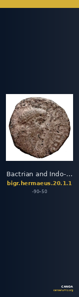 Bactrian and Indo-Greek Coinage Hermaeus 20.1.1 — CANOA