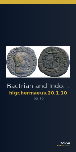 Bactrian and Indo-Greek Coinage Hermaeus 20.1.10 — CANOA