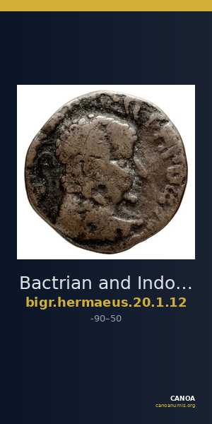 Bactrian and Indo-Greek Coinage Hermaeus 20.1.12 — CANOA