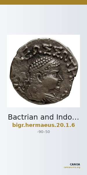 Bactrian and Indo-Greek Coinage Hermaeus 20.1.6 — CANOA