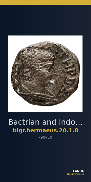 Bactrian and Indo-Greek Coinage Hermaeus 20.1.8 — CANOA