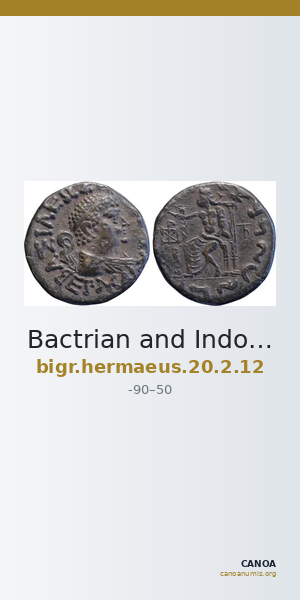 Bactrian and Indo-Greek Coinage Hermaeus 20.2.12 — CANOA