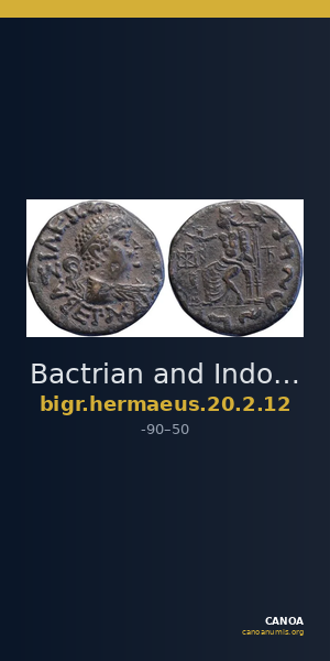 Bactrian and Indo-Greek Coinage Hermaeus 20.2.12 — CANOA