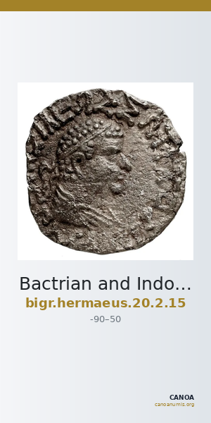 Bactrian and Indo-Greek Coinage Hermaeus 20.2.15 — CANOA