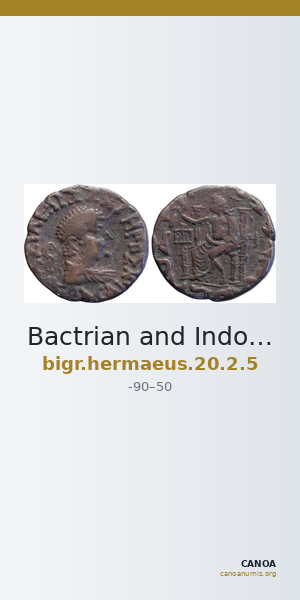 Bactrian and Indo-Greek Coinage Hermaeus 20.2.5 — CANOA