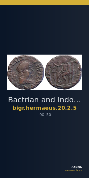Bactrian and Indo-Greek Coinage Hermaeus 20.2.5 — CANOA