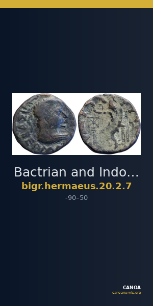 Bactrian and Indo-Greek Coinage Hermaeus 20.2.7 — CANOA