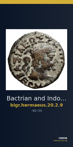 Bactrian and Indo-Greek Coinage Hermaeus 20.2.9 — CANOA