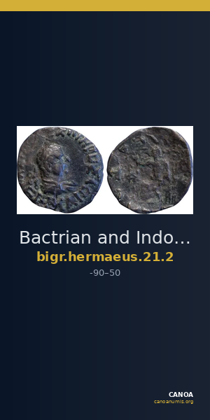 Bactrian and Indo-Greek Coinage Hermaeus 21.2 — CANOA