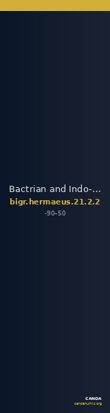 Bactrian and Indo-Greek Coinage Hermaeus 21.2.2 — CANOA
