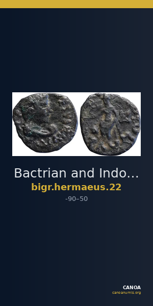 Bactrian and Indo-Greek Coinage Hermaeus 22 — CANOA