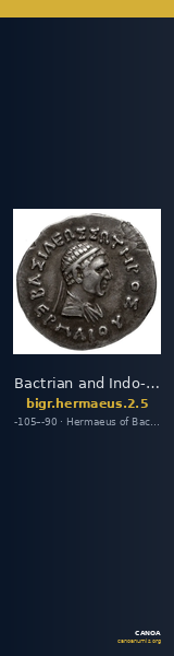 Bactrian and Indo-Greek Coinage Hermaeus 2.5 — CANOA