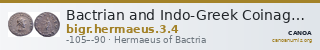 Bactrian and Indo-Greek Coinage Hermaeus 3.4 — CANOA