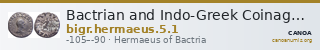 Bactrian and Indo-Greek Coinage Hermaeus 5.1 — CANOA