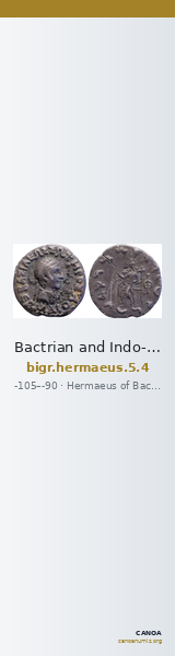 Bactrian and Indo-Greek Coinage Hermaeus 5.4 — CANOA